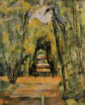 Paul Cézanne œuvres - L’Allée à Chantilly Paul Cézanne